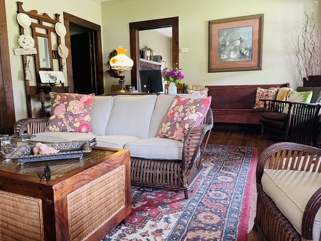 The living room at The Old Place Bed and Breakfast