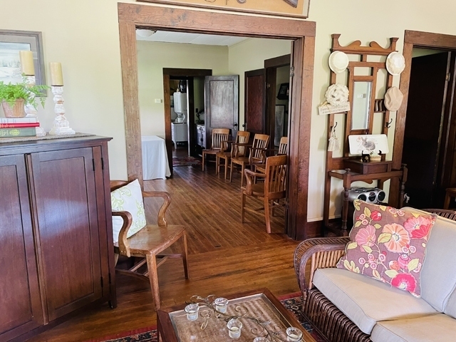 The living room at The Old Place Bed and Breakfast