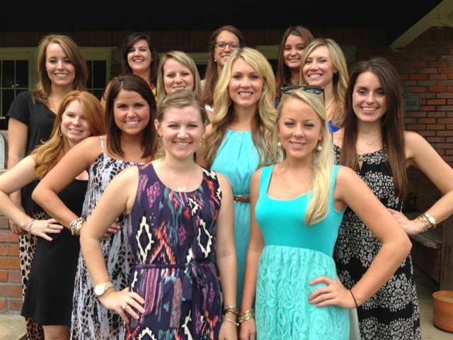 Melissa Easley's bridal brunch