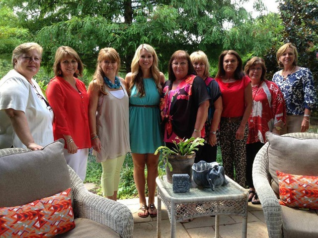 Melissa Easley's bridal brunch hostesses