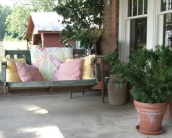 The original front porch swing