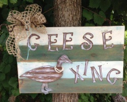 Caution: Geese X'ing