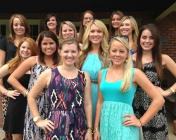 Melissa Easley's bridal brunch