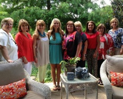 Melissa Easley's bridal brunch hostesses