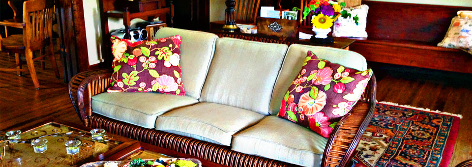 A photo of the living room at The Old Place Bed and Breakfast